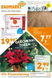 Gazetka promocyjna  - Gazetka - ważna od 07.12 do 07.12.2024 - strona 1 - produkty: Bank, eimer, eis, kraft, laminat, landhausdiele, pflanze, reis, rwe, tee, Ti, topf, wasser, Weihnachtsstern, ZTE