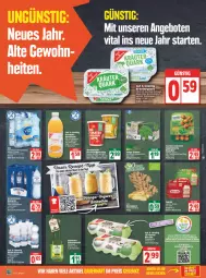 Gazetka promocyjna Edeka - Angebote der Woche - Gazetka - ważna od 08.01 do 08.01.2022 - strona 2 - produkty: Alwa, angebot, angebote, aufstrich, Becher, bio, brot, brotaufstrich, deka, dip, direktsaft, edeka bio, eis, erbsen, fertiggericht, fertiggerichte, flasche, fleisch, frucht, fruchtfleisch, garden gourmet, ilag, junge erbsen, kräuter, mineralwasser, mit frucht, natur, natura, natürliches mineralwasser, orange, orangen, pet-flasche, quark, regal, reis, rel, saft, tee, Ti, top-preis, vita, wasser, zitrone, zitronen, zitronensaft, ZTE