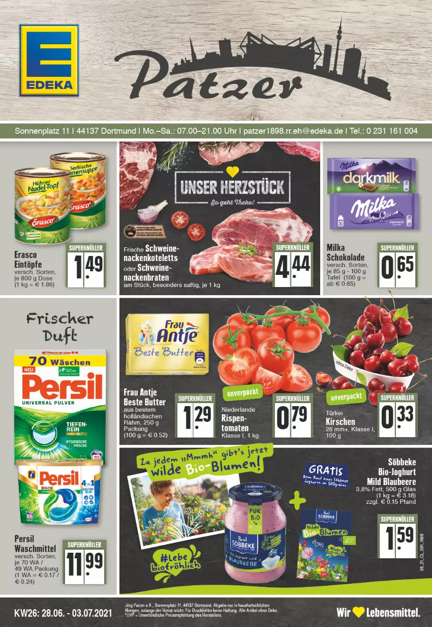 Aktueller Prospekt Edeka - Angebote der Woche - von 28.06 bis 03.07.2021 - strona 1