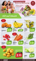 Gazetka promocyjna Markant - Prospekte - Gazetka - ważna od 09.03 do 09.03.2024 - strona 4 - produkty: banane, bananen, beispielabbildung, beutel, bio, Birnen, blume, blumen, eis, ente, gutes essen, LG, mandarine, mandarinen, tafelbirnen, Ti