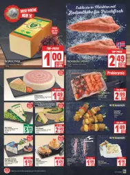 Gazetka promocyjna Edeka - Angebote der Woche - Gazetka - ważna od 23.04 do 23.04.2022 - strona 7 - produkty: auer, Bau, Bauer, bavaria blu, bergader, Bergkäse, bio, braten, doppelrahmstufe, eier, eiersalat, eis, emmentaler, fisch, frischkäse, frischkäsezubereitung, frucht, garnelen, Graved Lachs, grill, hartkäse, kartoffel, kartoffeln, Käse, lachs, mac, nuss, petrella, rebell, reis, rel, Ria, salat, schnittkäse, schweizer hartkäse, senf, tee, Ti, top-preis