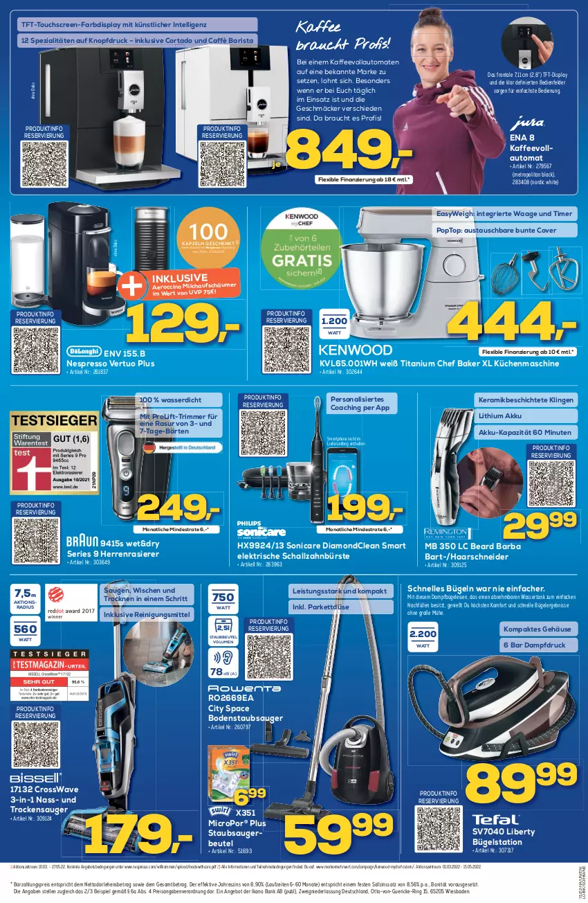 Aktueller Prospekt Berlet - Achtung!  - von 09.04 bis 16.04.2022 - strona 2 - produkty: akku, angebot, aust, auto, Bad, Bank, beutel, bodenstaubsauger, bügel, Bügeleisen, Bügelstation, bürste, cin, dampfbügeleisen, eis, elle, espresso, haarschneider, herrenrasierer, Intel, kaffee, kaffeevollautomat, kaffeevollautomaten, küche, Küchen, küchenmaschine, lack, Metro, milch, nespresso, Persona, rasierer, Rauch, Reinigung, Reinigungsmittel, reis, ring, rum, rwe, Schal, schallzahnbürste, smartphone, sonicare, Spezi, staubbeutel, staubsauger, staubsaugerbeutel, Ti, timer, tomate, tomaten, touchscreen, Trockensauger, vollautomaten, Waage, wasser, wassertank, zahnbürste