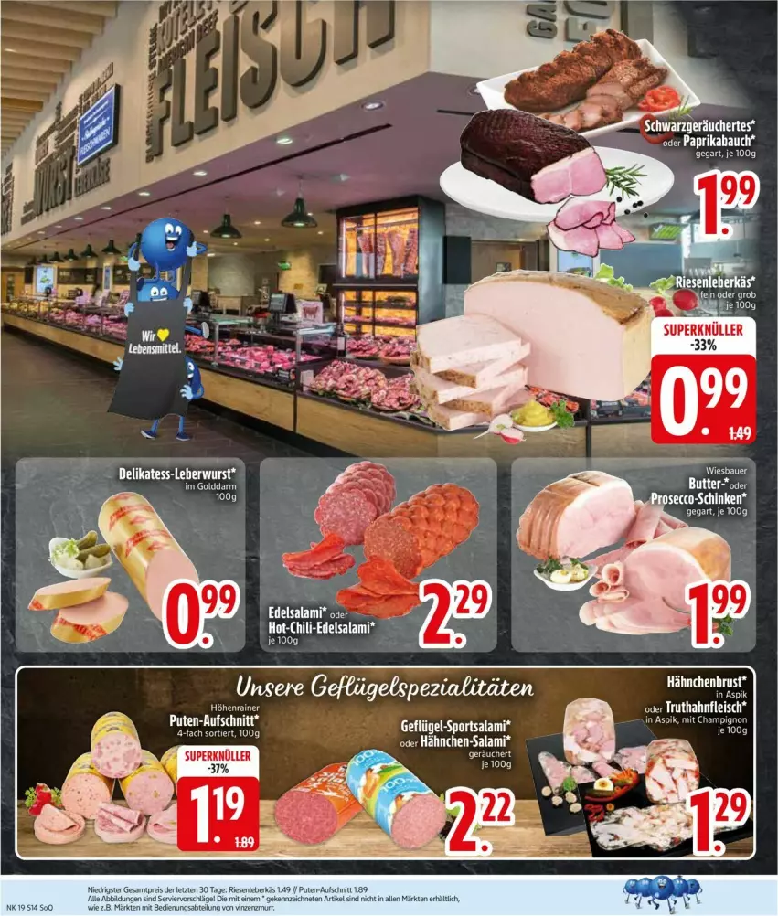 Aktueller Prospekt Edeka - Prospekte - von 04.05 bis 09.05.2026 - strona 16 - produkty: auer, Bau, Bauer, chili, Edelsalami, pute, salami, Sport, Ti, wiesbauer