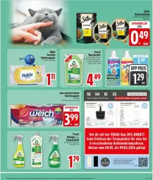 Gazetka promocyjna Edeka - Prospekte - Gazetka - ważna od 09.05 do 09.05.2026 - strona 27 - produkty: Aufbewahrungsdose, Behälter, besteck, beutel, feuchtes toilettenpapier, flasche, Frosch, hakle, Heu, katzennahrung, korb, milch, papier, reiniger, Schal, Schale, scheuermilch, sheba, Ti, toilettenpapier, waschmittel, ZTE