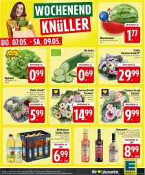 Gazetka promocyjna Edeka - Prospekte - Gazetka - ważna od 09.05 do 09.05.2026 - strona 29 - produkty: adelholzener, alkohol, amaro, bio, eis, eistee, flasche, gurke, Holz, Kinder, kopfsalat, lebensmittel, LG, melone, rama, ramazzott, ramazzotti, Ria, rosato, rosen, salat, schorle, tee, Ti, wasser, wassermelone, zott
