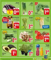 Gazetka promocyjna Edeka - Prospekte - Gazetka - ważna od 09.05 do 09.05.2026 - strona 5 - produkty: aubergine, avocado, bio, brokkoli, flasche, gin, gurke, gurken, LG, mehl, minze, rosmarin, smoothie, spargel, topf, zwiebel, zwiebeln