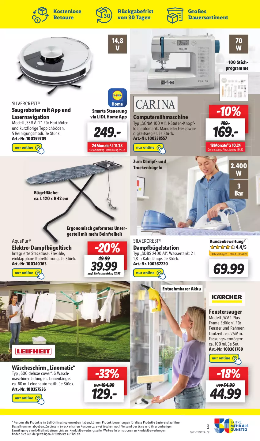 Aktueller Prospekt Lidl - Wochen-Highlights im Onlineshop - von 29.05 bis 04.06.2023 - strona 6 - produkty: auer, auto, dell, elle, fenster, korb, Mode, steckdose, Ti, tisch, weck