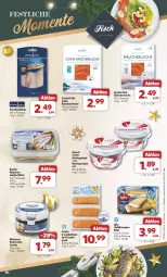 Gazetka promocyjna Combi - Prospekte - Gazetka - ważna od 24.12 do 24.12.2024 - strona 18 - produkty: Becher, Caviar, eis, elle, filet, filets, fisch, fische, forelle, hering, Herings, iglo, lachs, lachsfilet, lachsfilets, matjes, Matjesfilet, matjesfilets, Räucherlachs, reis, rel, ring, salat, Schal, Schale, Ti, topf, Waage, ZTE