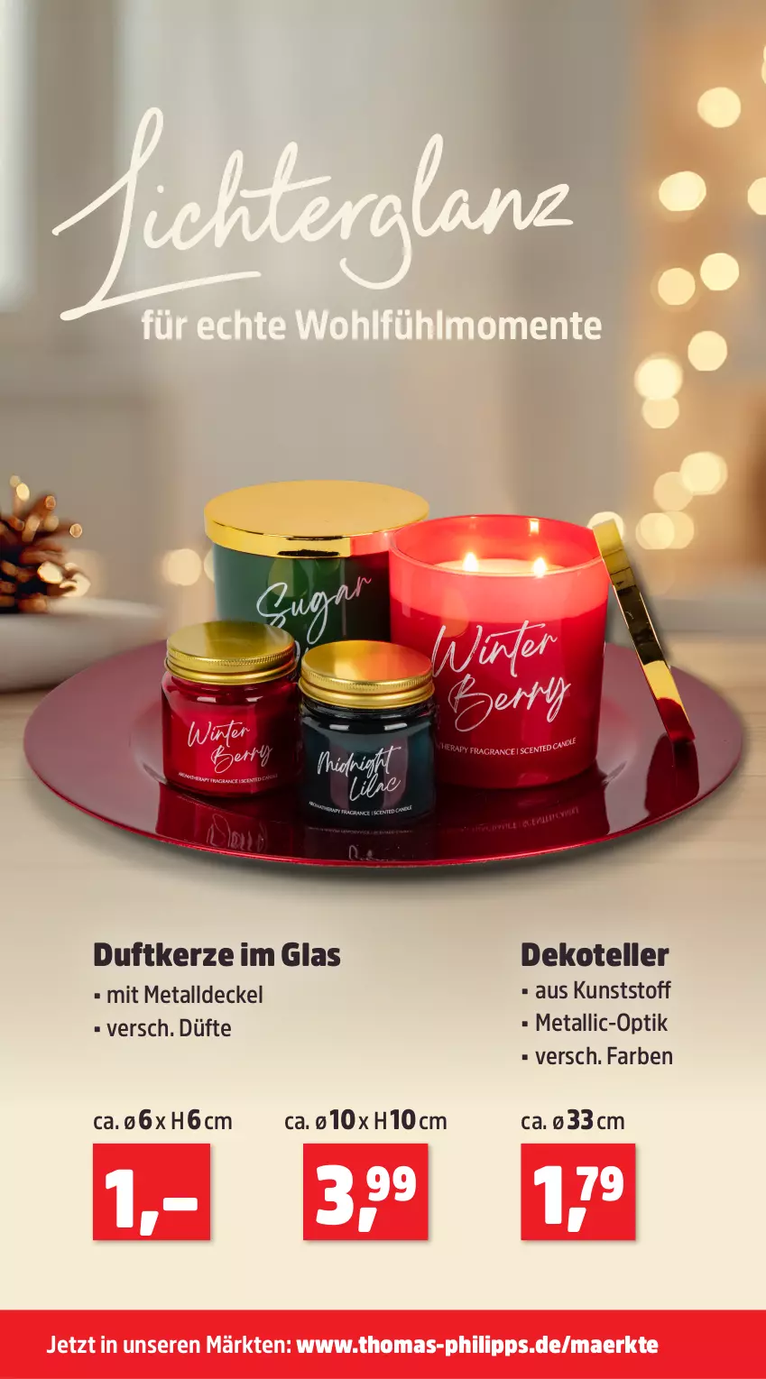 Aktueller Prospekt Thomas Philipps - von 29.09 bis 04.10.2025 - strona 8 - produkty: decke, Deckel, Duftkerze, elle, ente, kerze, teller, Ti