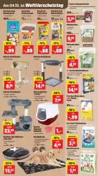 Gazetka promocyjna Thomas Philipps - Gazetka - ważna od 04.10 do 04.10.2025 - strona 15 - produkty: Bau, bett, binden, blume, blumen, decke, eimer, eis, Heu, hundesnack, katzensnack, Katzenstreu, kissen, Knödel, Kratzbaum, Liege, Lusti, mehl, Meisenknödel, natur, sana, schwein, schweine, snack, sonnenblume, sonnenblumen, Sonnenblumenkerne, spartipp, Ti, wasser, wein, weine, Wild