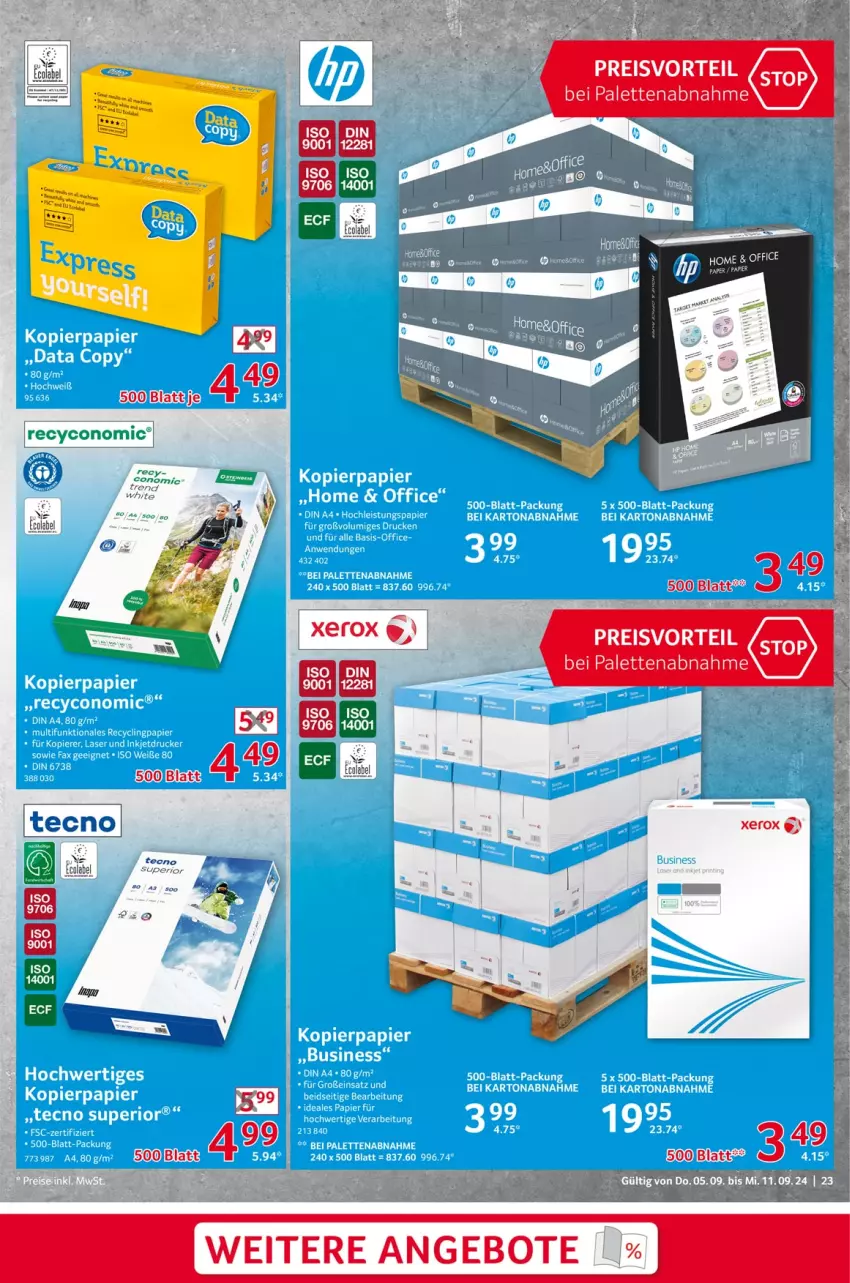 Aktueller Prospekt Selgros - Non Food - von 05.09 bis 11.09.2024 - strona 23 - produkty: angebot, angebote, cola, ecolabel, eis, jbl, Palette, preisvorteil, reis