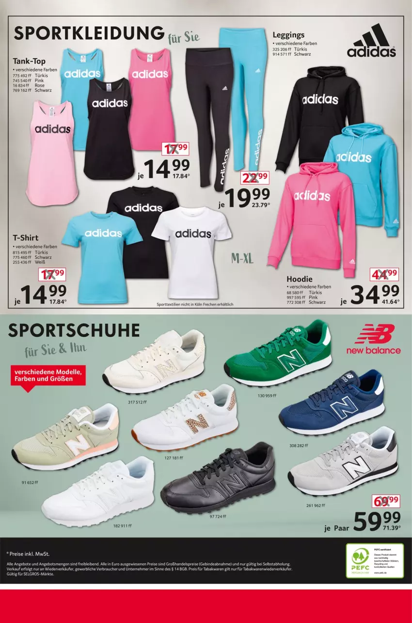 Aktueller Prospekt Selgros - Non Food - von 05.09 bis 11.09.2024 - strona 28 - produkty: Adidas, angebot, angebote, eis, gin, leggings, LG, Rauch, reis, schuhe, shirt, Sport, sportschuhe, T-Shirt, Ti