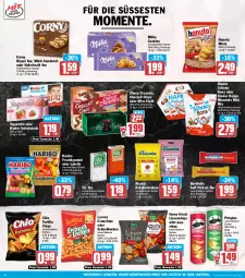 Gazetka promocyjna Hit - Wochenprospekt - Gazetka - ważna od 03.01 do 03.01.2026 - strona 14 - produkty: after eight, beutel, chips, choclait chips, choco crossies, cola, cookie, cookies, corny, crossies, crunchips, eis, ente, frucht, fruchtgummi, Funny Frisch, hafer, hanuta, haribo, Kinder, kinder schokolade, kraft, kräuter, Lakritz, linsen, lorenz, lorenz crunchips, milch, milka, oder lakritz, pringles, rebell, reis, Ricola, riegel, ring, sandwich, schoko, schokolade, Ti, tortilla, Tortilla Chips, Yo, yogurette, ZTE