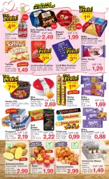 Gazetka promocyjna Jawoll - Prospekte - Gazetka - ważna od 13.05 do 13.05.2023 - strona 2 - produkty: cookie, cookies, eis, elle, ente, erdnüsse, haribo, jumbo, kartoffel, kartoffeln, kirsch, knoppers, Kugel, lindor, lindt, mandel, mandeln, milka, milka schokolade, nuss, pralinen, schoko, schokolade, speisekartoffeln, Speisezwiebeln, tender, Ti, toblerone, toffifee, zwiebel, zwiebeln