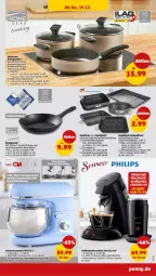 Gazetka promocyjna Penny - Prospekte - Gazetka - ważna od 21.12 do 21.12.2024 - strona 31 - produkty: Backform, bratpfanne, decke, Deckel, edelstahl, eis, Germ, geschirr, Glasdeckel, kaffee, küche, Küchen, küchenmaschine, pfanne, Philips, pizza, pommes, ring, schüssel, senseo, Springform, tasse, Ti, topf