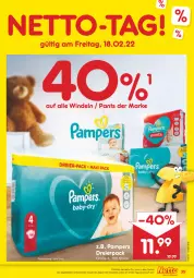 Gazetka promocyjna Netto Marken-Discount - Filial-Angebote - Gazetka - ważna od 19.02 do 19.02.2022 - strona 39 - produkty: angebot, eier, eis, pampers, Pants, reis, Ti, windeln, ZTE