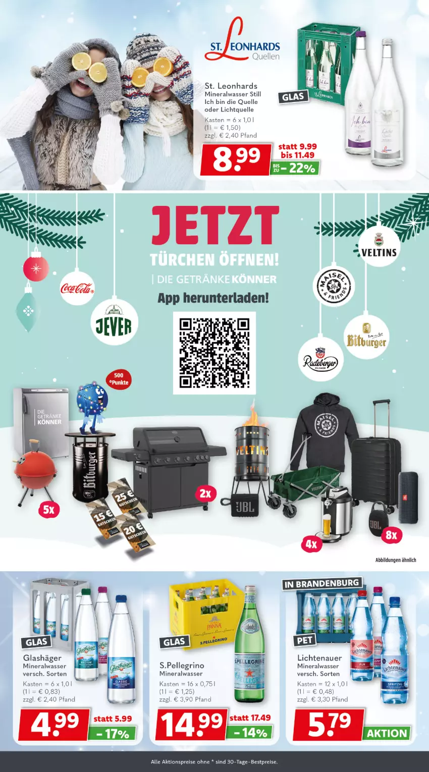 Aktueller Prospekt Getraenkeland - von 07.12 bis 19.12.2025 - strona 7 - produkty: aktionspreis, Alwa, auer, bestpreis, bestpreise, eis, elle, lichtenauer, mineralwasser, Mineralwasser Still, reis, Ti, wasser