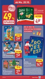 Gazetka promocyjna Aldi Nord - Von Montag - Gazetka - ważna od 25.10 do 25.10.2025 - strona 13 - produkty: Adventskalender, aldi, beutel, bio, Elektro, elle, erde, ferrero, frucht, früchte, Früchtetee, gin, gutschein, gutscheine, haribo, Kinder, kinder bueno, kräuter, leine, LG, Liege, Mixa, sac, Schaumzucker, schoko, schokolade, schokoladen, tee, Teebeutel, teller, Ti, tisch, usb, ZTE, zucker
