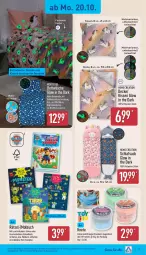 Gazetka promocyjna Aldi Nord - Von Montag - Gazetka - ważna od 25.10 do 25.10.2025 - strona 17 - produkty: Bau, baumwolle, bett, bettwäsche, buch, decke, fenster, garnitur, gin, kissen, Kissenbezug, kopfkissen, kopfkissenbezug, Leuchte, leuchten, Malbuch, Paw Patrol, reine baumwolle, Ria, sac, schlafsack, Ti, tisch, wolle, ZTE