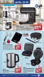 Gazetka promocyjna Aldi Nord - Von Montag - Gazetka - ważna od 25.10 do 25.10.2025 - strona 25 - produkty: ambia, batterie, dell, edelstahl, eis, fleisch, gin, K2, Kocher, küche, Küchen, küchenmaschine, Küchenwaage, LG, Löffel, Mixer, Mode, Ria, schüssel, Spritzschutz, Ti, Waage, Waffeleisen, wasser, wasserkocher, ZTE
