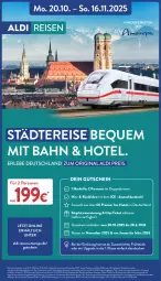 Gazetka promocyjna Aldi Nord - Von Montag - Gazetka - ważna od 25.10 do 25.10.2025 - strona 42 - produkty: aldi, angebot, angebote, Bad, buch, eis, erde, gin, gutschein, gutscheine, reis, reiseveranstalter, siemens, Ti