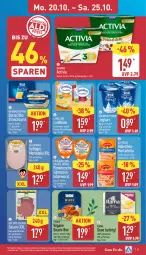 Gazetka promocyjna Aldi Nord - Von Montag - Gazetka - ważna od 25.10 do 25.10.2025 - strona 5 - produkty: activia, Becher, butter, danone, danone activia, dell, Geflügel, gin, gutfried, joghur, joghurt, Käse, landkäse, landliebe, leberwurst, mortadella, natur, ndk, Pommersche, rama, rügenwalder, salami, salz, snack, Spezi, Streichzart, Ti, weihenstephan, wurst, ZTE