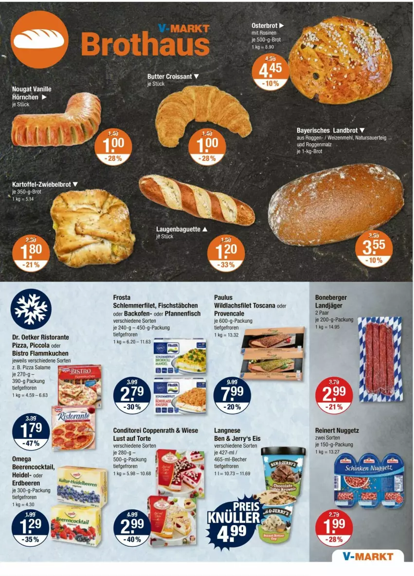 Aktueller Prospekt Vmarkt - Prospekte - von 15.02 bis 21.02.2024 - strona 5 - produkty: auer, backofen, baguette, Becher, beere, beeren, Berger, brot, cocktail, cola, coppenrath, Dr. Oetker, eis, erdbeere, erdbeeren, filet, fisch, fischstäbchen, flammkuchen, frosta, je 1-kg-brot, kartoffel, kuchen, lachs, lachsfilet, lamm, landjäger, langnese, Lust auf Torte, mehl, natur, Ofen, omega, pfanne, pfannen, pizza, reinert, ristorante, schlemmerfilet, Ti, torte, vanille, weizenmehl, Wild, wildlachs, zwiebel