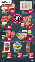 Gazetka promocyjna Netto - Woche 5 - Gazetka - ważna od 04.02 do 04.02.2023 - strona 2 - produkty: braten, eis, fenster, ferdi fuchs, fleisch, Fleischerei, Frische Hähnchen, Graved Lachs, grill, hackfleisch, hähnchenschenkel, henkel, hüftsteak, hüftsteaks, knoblauch, lachs, Mett, mettwurst, natur, pfeffer, reifen, rind, rinder, Rinderroulade, rinderrouladen, Rippen, rouladen, schenkel, Schere, schwein, schweine, Schweinehackfleisch, steak, steaks, Ti, wein, weine, wurst