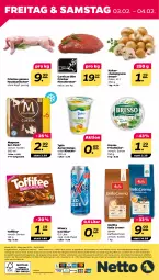 Gazetka promocyjna Netto - Woche 5 - Gazetka - ważna od 04.02 do 04.02.2023 - strona 28 - produkty: alle artikel ohne dekoration, angebot, Arnica, Ayran, bella crema, bohne, bohnen, braten, braun, bresso, champignon, champignons, champignons braun, dekoration, eis, elle, frischkäse, kaffee, kaffeebohnen, Käse, kirsch, kirsche, magnum, mango, melitta, Mixer, mixery, natur, reis, Ti, toffifee