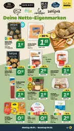 Gazetka promocyjna Netto - Woche 5 - Gazetka - ważna od 04.02 do 04.02.2023 - strona 3 - produkty: bockwurst, brötchen, eier, eis, filet, filets, fleisch, fleischsalat, frucht, gouda, grana, grana padano, Kefir, Meister, padano, Rana, sahne, salat, Ti, wurst