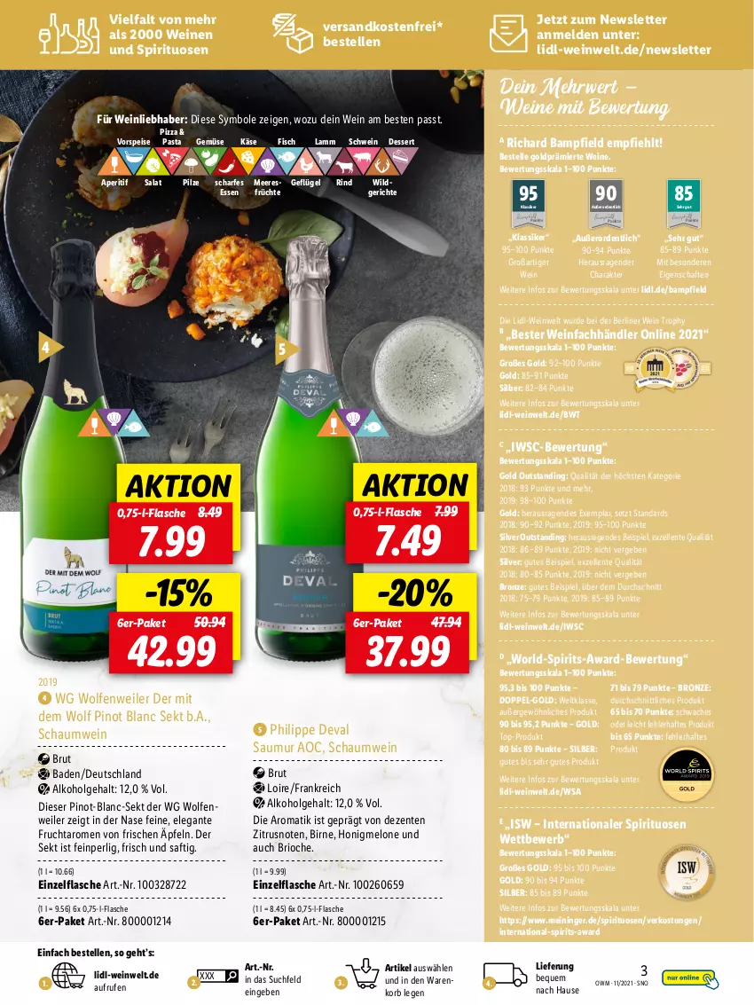 Aktueller Prospekt Lidl - Beste Weine für jeden Anlass - von 29.10 bis 30.11.2021 - strona 3