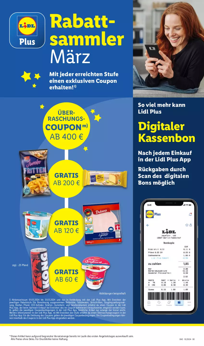 Aktueller Prospekt Lidl - Aktionsprospekt - von 04.03 bis 09.03.2024 - strona 55 - produkty: angebot, coupon, coupons, eis, erde, gutschein, reis, telefon, Ti, Tüte, ZTE