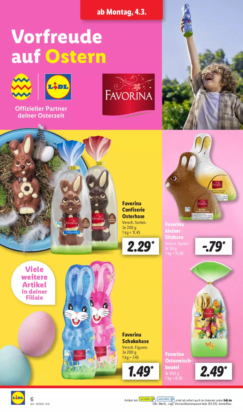 Aktueller Prospekt Lidl - Aktionsprospekt - von 04.03 bis 09.03.2024 - strona 8 - produkty: beutel, leine, ndk, Schal, Schale, schoko, Ti