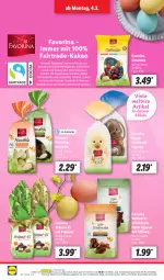 Gazetka promocyjna Lidl - Aktionsprospekt - Gazetka - ważna od 09.03 do 09.03.2024 - strona 10 - produkty: eier, eis, elle, erde, kakao, mandel, mandeln, milch, ndk, pralinen, reis, Schal, Schale, schoko, schokolade, teller, Ti, Tiere, vollmilch