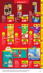 Gazetka promocyjna Lidl - Aktionsprospekt - Gazetka - ważna od 09.03 do 09.03.2024 - strona 17 - produkty: angebot, apfel, apfelsaft, aust, baby-dry, Bona, Coshida, coupon, drink, eis, elle, energy drink, frucht, getränk, kaffee, Katzenstreu, Kaustreifen, Milbona, Multivitaminsaft, orange, orangen, orangensaft, pampers, preisvorteil, reifen, reis, saft, teller, Ti, vita, ZTE