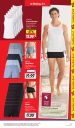 Gazetka promocyjna Lidl - Aktionsprospekt - Gazetka - ważna od 09.03 do 09.03.2024 - strona 19 - produkty: achselhemd, Bau, baumwolle, eis, hemd, hemden, livergy, preisvorteil, reine baumwolle, reis, sneaker, sneakersocken, socken, Ti, wolle, ZTE