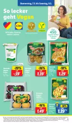 Gazetka promocyjna Lidl - Aktionsprospekt - Gazetka - ważna od 09.03 do 09.03.2024 - strona 45 - produkty: creme, erde, Falafel, Muffin, muffins, pflanze, pflanzen, Rauch, teigwaren, Ti, torte, tortelloni, Vegeta