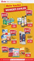 Gazetka promocyjna Famila - Prospekte - Gazetka - ważna od 19.03 do 19.03.2022 - strona 12 - produkty: arla, Becher, beutel, creme, discount, ehrmann, eis, finello, flasche, frucht, fruchtgummi, monster, pilze, rama, rama cremefine, reis, robby, Ti, trolli
