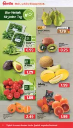 Gazetka promocyjna Famila - Prospekte - Gazetka - ważna od 19.03 do 19.03.2022 - strona 2 - produkty: alexa, avocado, avocados, beutel, bio, Birnen, Blutorange, cola, feldsalat, galiamelone, honig, kiwi, mandarine, mandarinen, melone, melonen, orange, orangen, Romatomaten, salat, Schal, Schale, tafelbirnen, Ti, tomate, tomaten