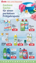 Gazetka promocyjna Famila - Prospekte - Gazetka - ważna od 19.03 do 19.03.2022 - strona 26 - produkty: ajax, allzweckreiniger, bio, biozidprodukte, danklorix, essig, flasche, Frosch, heitmann, Heu, hygiene-reiniger, kraft, milch, orange, power-gel, Rauch, reifen, reiniger, rorax, rwe, sac, scheuermilch, sidolin, Ti, weck, zitrone, zitronen