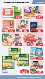 Gazetka promocyjna Famila - Prospekte - Gazetka - ważna od 19.03 do 19.03.2022 - strona 9 - produkty: babybel, bio, bresso, decke, eis, fleisch, friesischer hirtenkäse, Geflügel, géramont, gouda, grünländer, hackfleisch, hirtenkäse, Käse, käsescheiben, kühlregal, milch, mini babybel, mit gouda, nuggets, regal, rind, salakis, salami, salat, Salatwürfel, schinken, schnitzel, snack, Ti, Vegeta, weichkäse, würfel