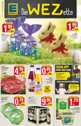 Gazetka promocyjna  - Prospekte - Gazetka - ważna od 02.04 do 02.04.2022 - strona 1 - produkty: Becher, beutel, braten, deka, eis, eisbergsalat, flasche, frucht, gutschein, Käse, kerrygold, Kinder, kinder riegel, kotelett, lindt, pils, riegel, säfte, salat, schoko, schokolade, schwein, Spezi, steiner, Ti, warsteiner, wein