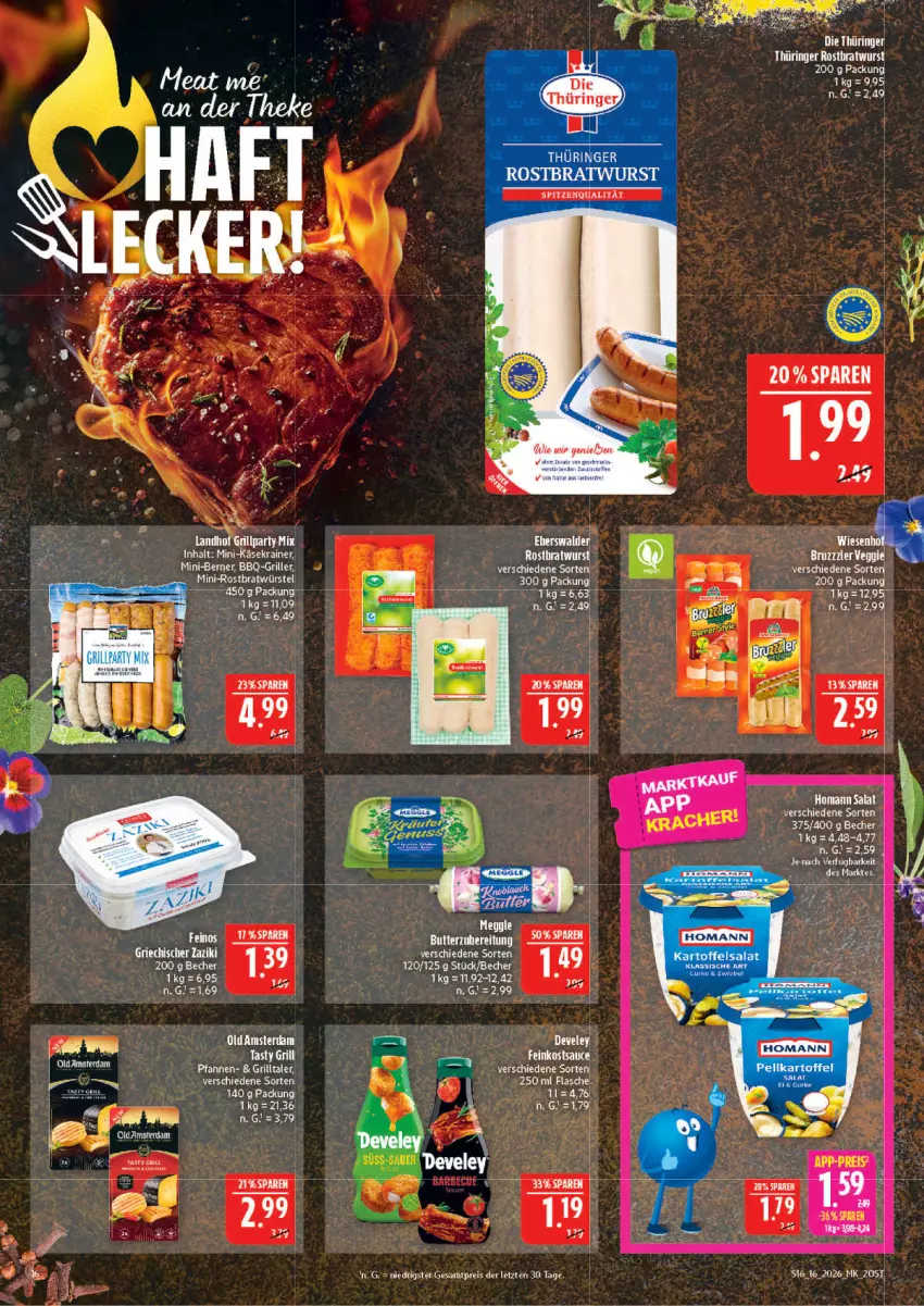 Aktueller Prospekt Marktkauf - Prospekt - von 12.04 bis 18.04.2026 - strona 16 - produkty: Becher, bett, eis, elle, flasche, grill, Käse, Käsekrainer, reis, rel, ring, Ti, ZTE