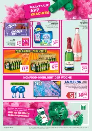 Gazetka promocyjna Marktkauf - Prospekt - Gazetka - ważna od 18.04 do 18.04.2026 - strona 3 - produkty: alkohol, ecco, eis, flasche, frucht, fruchtsecco, HDMI, milka, milka schokolade, reis, rotkäppchen, Samsung, schoko, schokolade, sekt, spee, Ti, usb, vollwaschmittel, waschmittel, ZTE