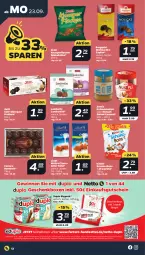 Gazetka promocyjna Netto - Woche 39 - Gazetka - ważna od 28.09 do 28.09.2024 - strona 12 - produkty: Amber, butter, caramel, cola, duplo, erdnuss, Erdnussbutter, ferrero, Geschenkbox, gutschein, Kinder, Knusperflocken, lambertz, lindt, marzipan, nuss, nusspli, riegel, sac, schoko, schoko-bons, Ti, zentis