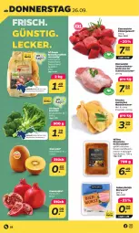 Gazetka promocyjna Netto - Woche 39 - Gazetka - ważna od 28.09 do 28.09.2024 - strona 26 - produkty: apfel, bier, braten, broccoli, eis, Elan, fleisch, grana, granatapfel, gulasch, hackfleisch, kartoffel, kartoffeln, kiwi, Kiwi Gold, Kohlrouladen, mais, Rana, rind, rinder, rindergulasch, rouladen, sac, sauce, Schal, schinken, schinkenbraten, schwein, schweine, Speck, speisekartoffeln, Ti, wein, weine, wurst