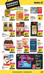 Gazetka promocyjna Netto - Woche 39 - Gazetka - ważna od 28.09 do 28.09.2024 - strona 29 - produkty: alpia, bohne, bohnen, bohnenkaffee, Brühe, Cap, cappuccino, cin, Dr. Oetker, eis, fertiggericht, fisch, fische, jacobs, kaffee, kaffeebohnen, Kinder, kinder bueno, löslicher bohnenkaffee, maggi, Mirácoli, nutella, oder cappuccino, reis, rügenfisch, schoko, schokolade, spaghetti, tafelschokolade, Ti, Waage