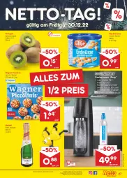 Gazetka promocyjna Netto Marken-Discount - Filial-Angebote - Gazetka - ważna od 31.12 do 31.12.2022 - strona 27 - produkty: angebot, asti, bestpreis, eis, erdnüsse, flasche, henkel, henkell, henkell sekt, kiwi, piccolinis, reis, sekt, Soda, sodastream, Sprudel, Ti, ültje, ültje erdnüsse, wagner, wasser, ZTE