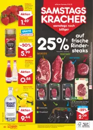 Gazetka promocyjna Netto Marken-Discount - Filial-Angebote - Gazetka - ważna od 31.12 do 31.12.2022 - strona 28 - produkty: Absolut Vodka, angebot, angebote, beef, beere, beeren, bestpreis, bio, bohne, bohnen, bohnenkaffee, discount, ecco, eis, entrecôte, erdbeere, erdbeeren, filet, frucht, fruchtsecco, Holz, hüftsteak, kaffee, kracher, löslicher bohnenkaffee, marken-discount, ndk, Nescafé, nescafé gold, reis, rind, rinder, Rindersteak, roastbeef, rotkäppchen, Schal, Schale, steak, steaks, Ti, vodka, ZTE