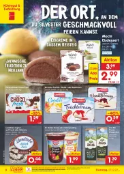 Gazetka promocyjna Netto Marken-Discount - Filial-Angebote - Gazetka - ważna od 31.12 do 31.12.2022 - strona 8 - produkty: arla, bestpreis, bio, choco fresh, creme, dessert, Dr. Oetker, ehrmann, eier, eis, eiscreme, ferrero, frucht, früchte, Grießtraum, grütze, joghur, joghurt, Kinder, Kinder Choco fresh, kühlregal, landliebe, landliebe joghurt, mac, milch, milchreis, Mochi, ndk, pudding, regal, reis, sahne, Ti, vanille, weidemilch